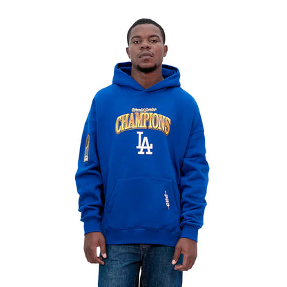 Pro Standard LA Dodgers World Series Fleece Hoodie - Royal Blue Denim Exchange