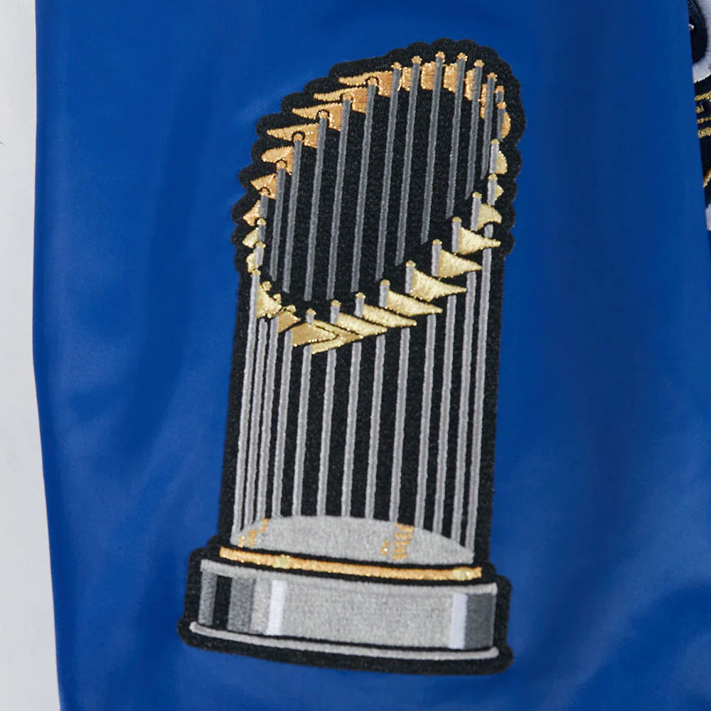 Pro Standard LA Dodgers World Series Satin Jacket - Royal Denim Exchange