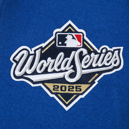 Pro Standard LA Dodgers World Series Wool Varsity Jacket - Royal Blue Denim Exchange