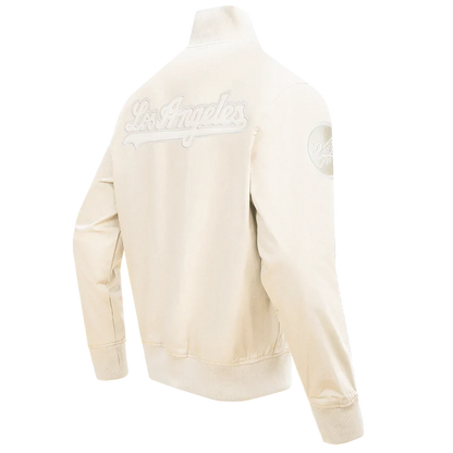 Pro Standard Los Angeles Dodgers Neutral Twill Jacket - Eggshell Denim Exchange
