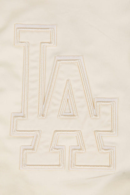 Pro Standard Los Angeles Dodgers Neutral Twill Jacket - Eggshell Denim Exchange