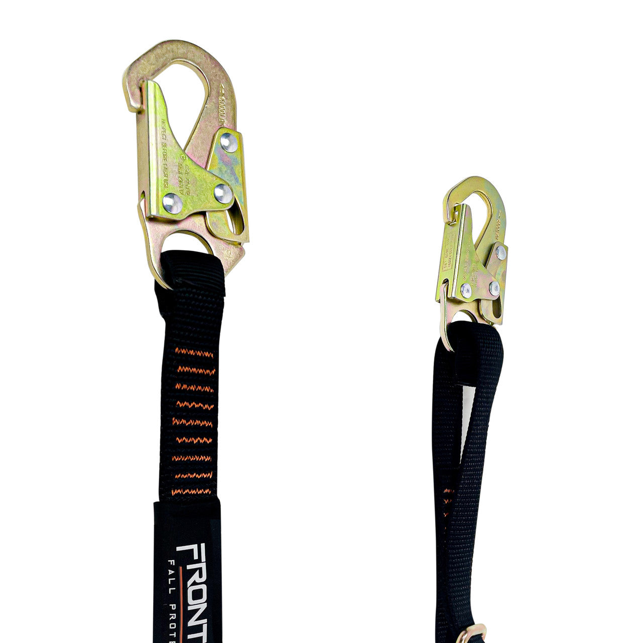 Frontline LPO61SADJ Combat 6' Positioning Adjustable Restraint Lanyard VM Hardware