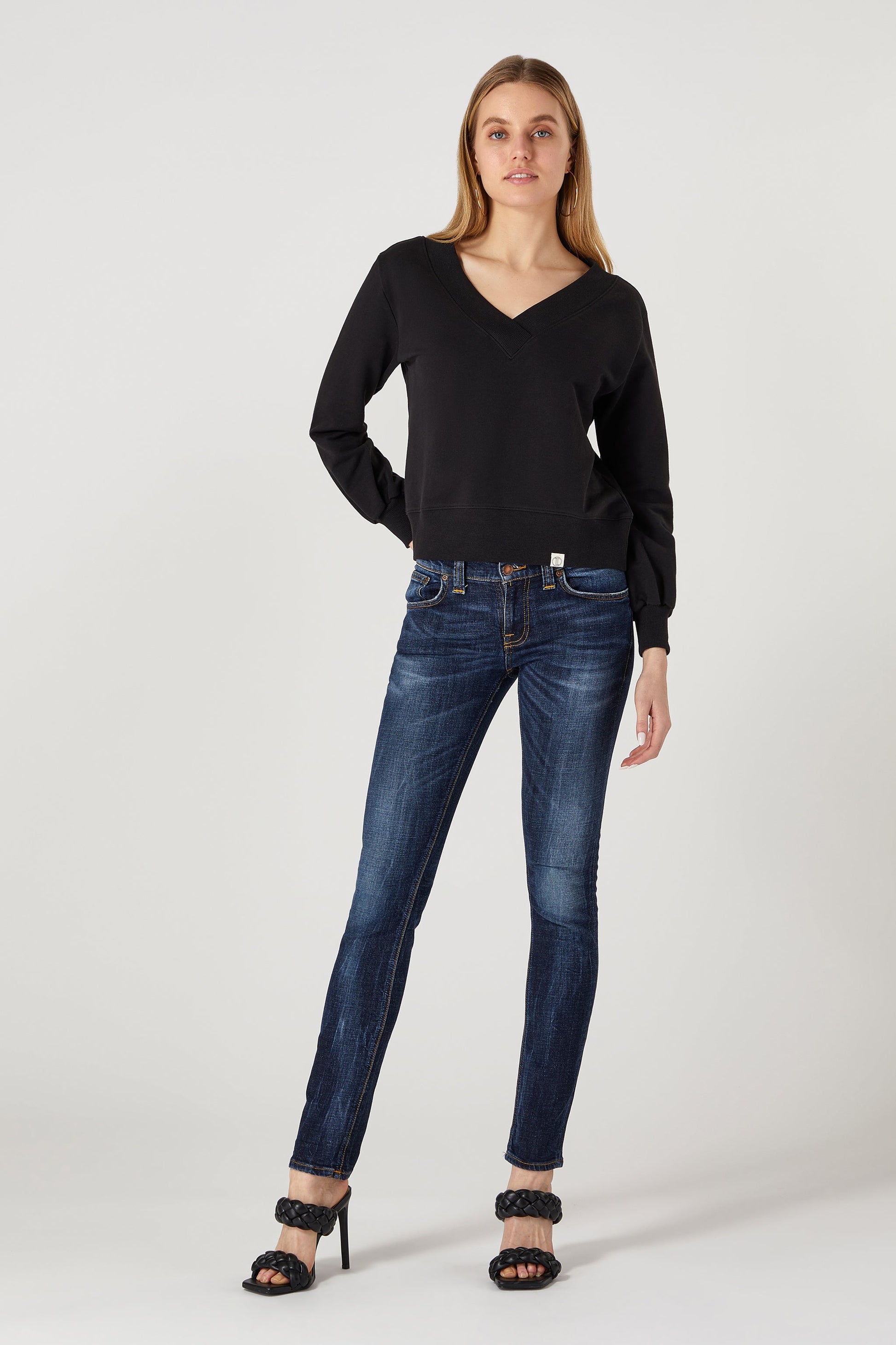 Fiona V-Neck Sweatshirt LOVETRUST
