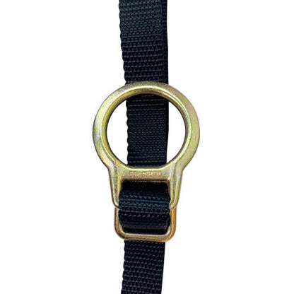 Frontline LPO62SADJ Combat 6' Tie-Back Double Leg Shock Absorbing Lanyard with Snaphooks VM Hardware