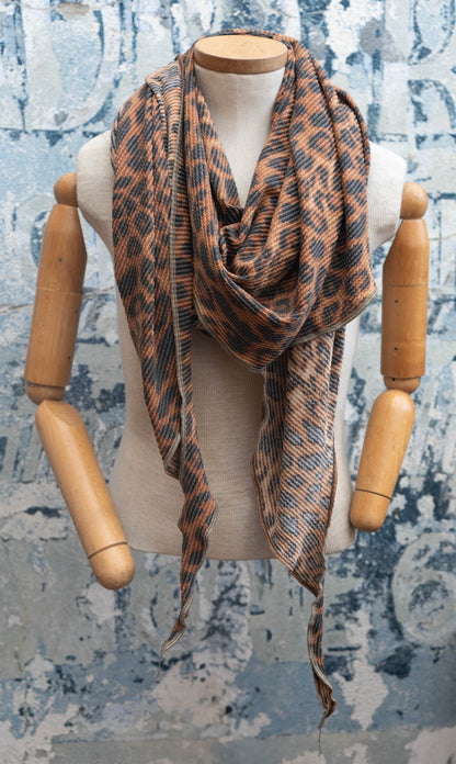 Leopard DNA Scarf Late Sunday Afternoon