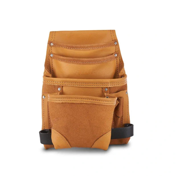 AWP LT-683-3 Classic Leather Tool Pouch VM Hardware