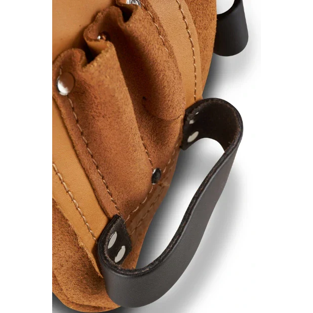 AWP LT-683-3 Classic Leather Tool Pouch VM Hardware