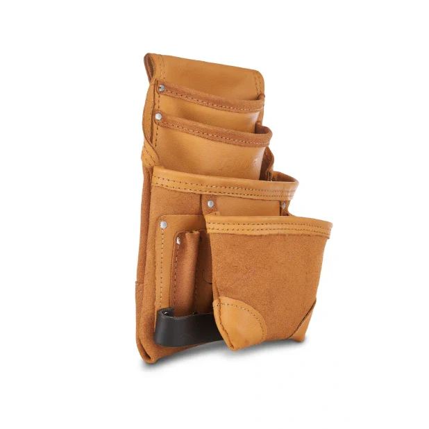 AWP LT-683-3 Classic Leather Tool Pouch VM Hardware