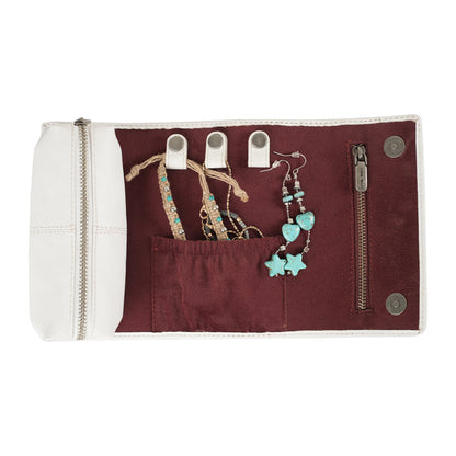 Handtooled Canyon Jewellery Case - Ivory Dust Myra USA