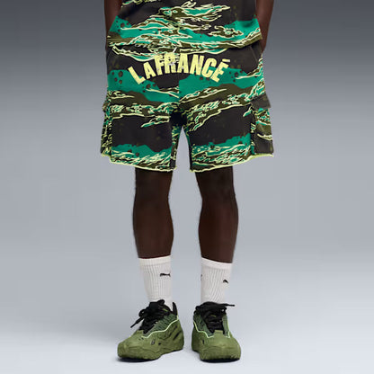 Puma Lafrance Supply Terry Shorts - Green Terrain Denim Exchange