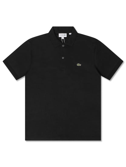 Lacoste Regular Fit Paris Soft Pima Polo - Black Denim Exchange