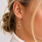 Langley - Equestrian Riding Stirrup Earring in Gold Urban-Equestrian