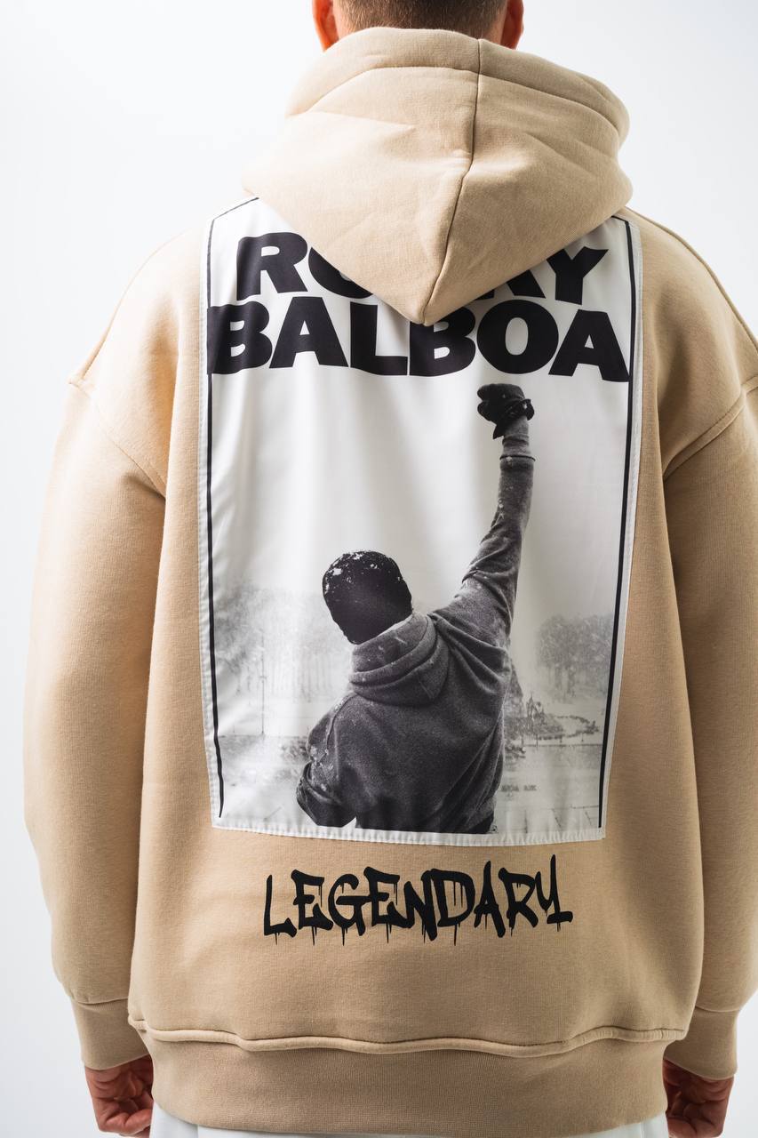 Rocky Balboa Oversized Hoodie – Champion Spirit Streetwear Withinblack
