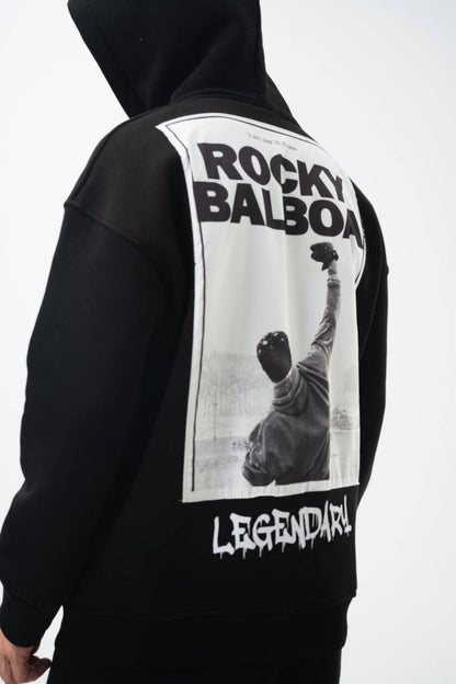 Rocky Balboa Oversized Hoodie – Champion Spirit Streetwear Withinblack