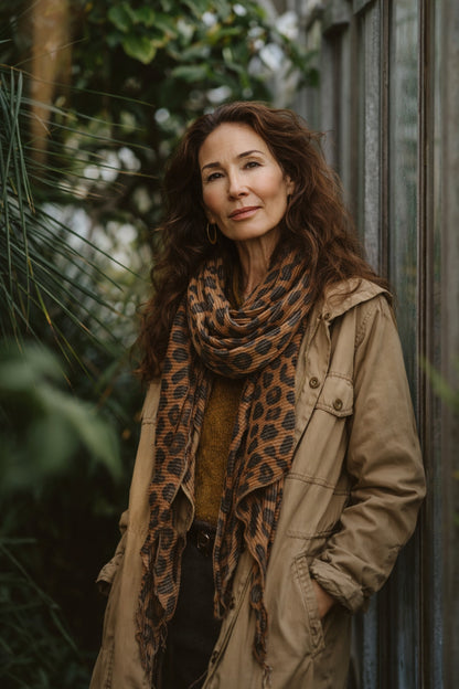 Leopard DNA Scarf Late Sunday Afternoon