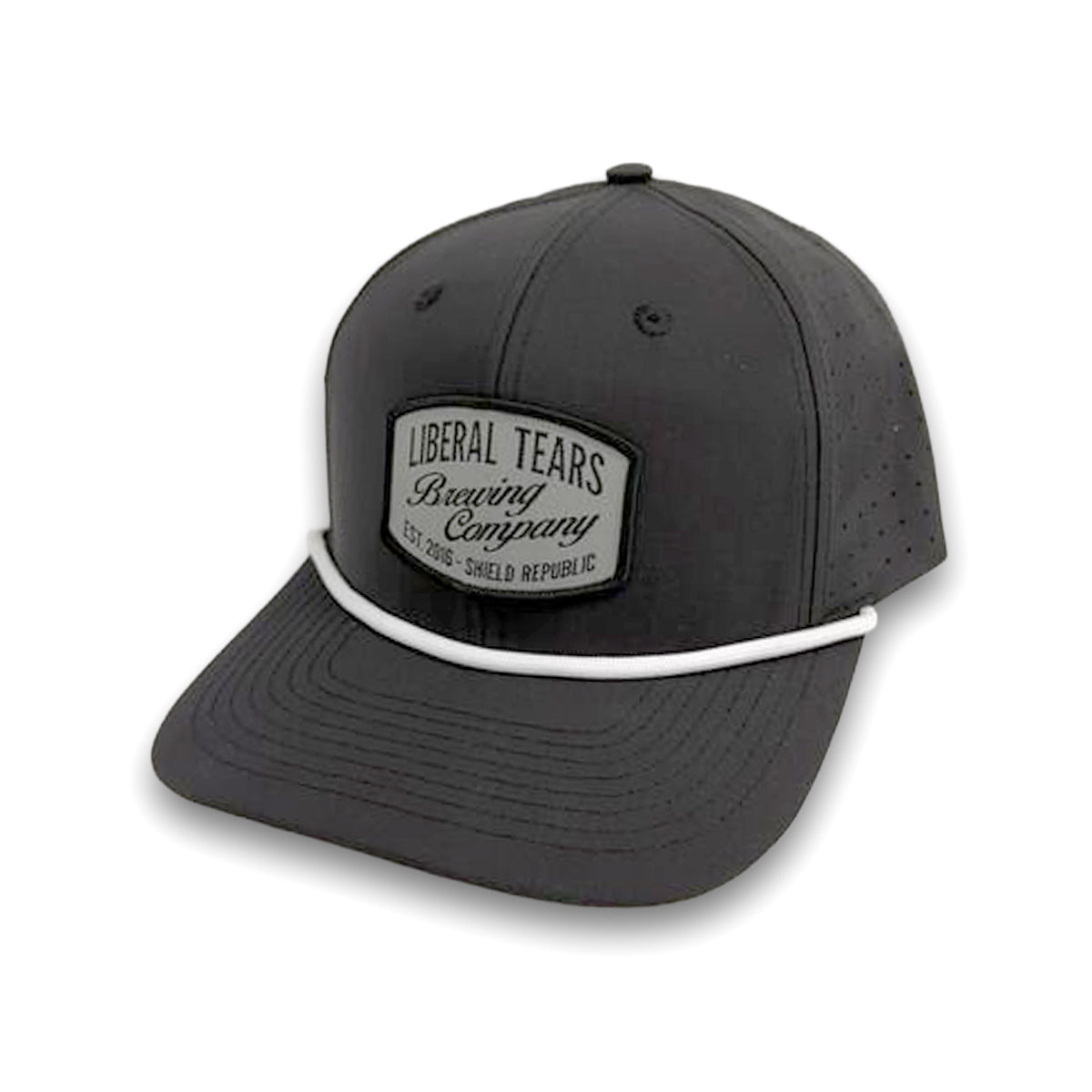 Liberal Tears Brewing Company Woven Patch Hat Shield Republic