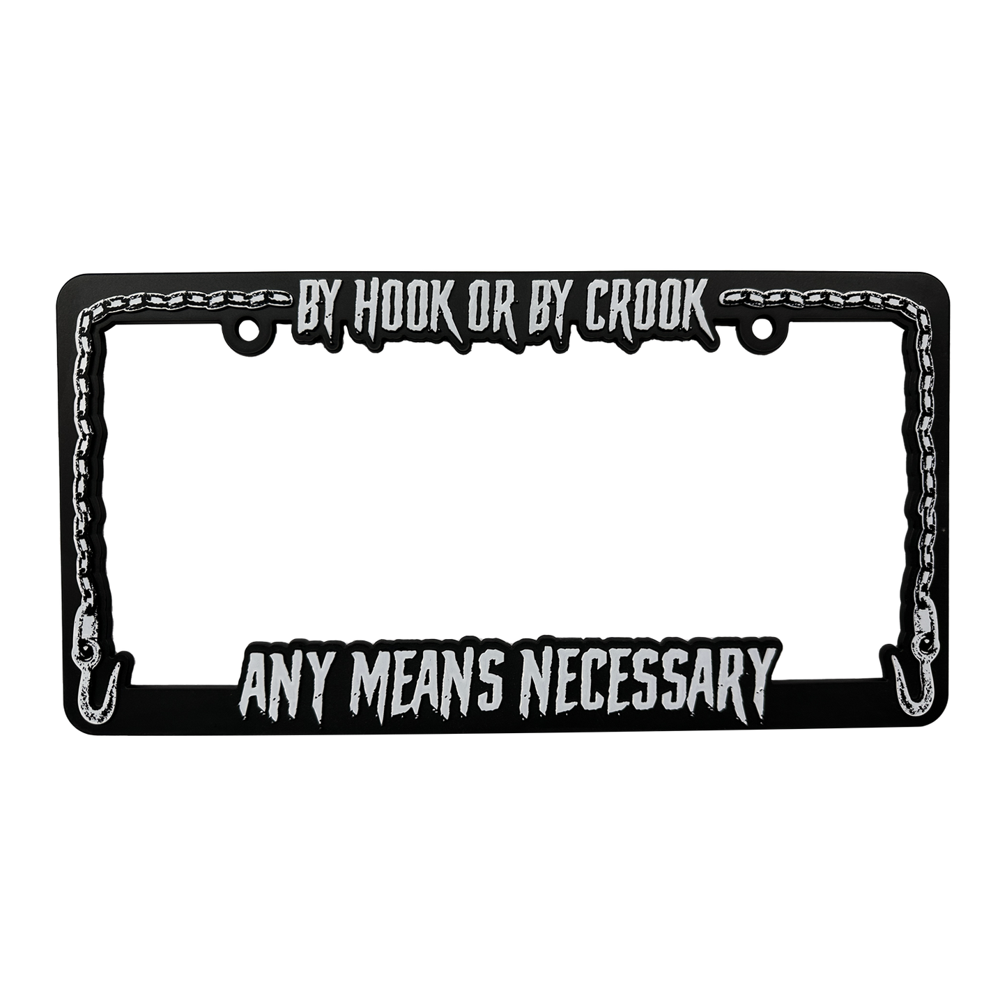 By Hook License Plate Holder