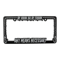 By Hook License Plate Holder