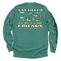 Say Hello to My Little Friends Green (Back Print) Shield Republic