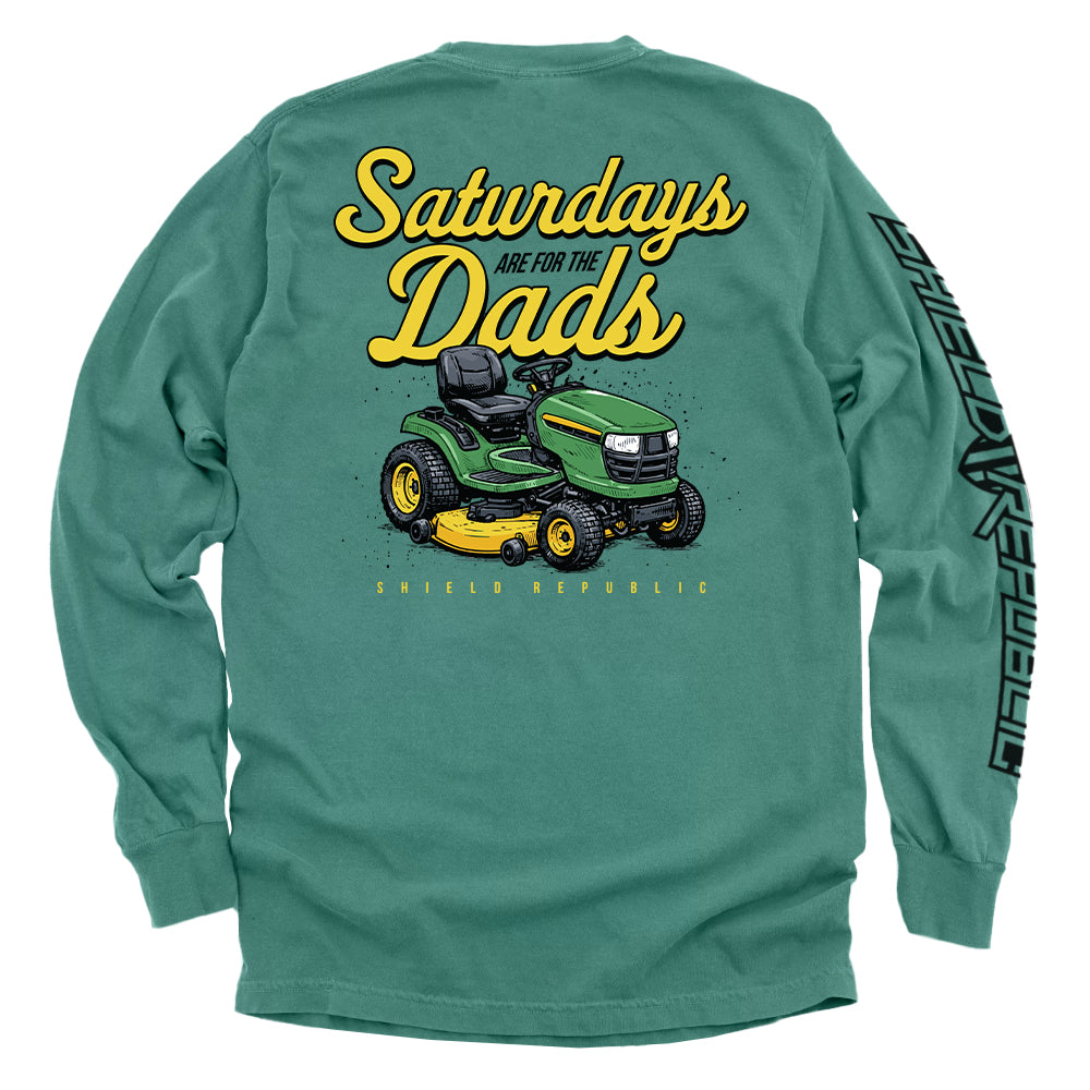 Saturdays Are For The Dads Mower Shield Republic