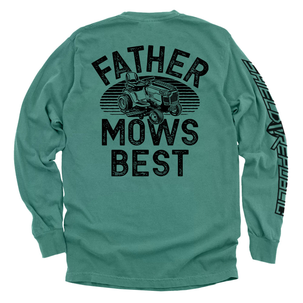 Father Mows Best Shield Republic