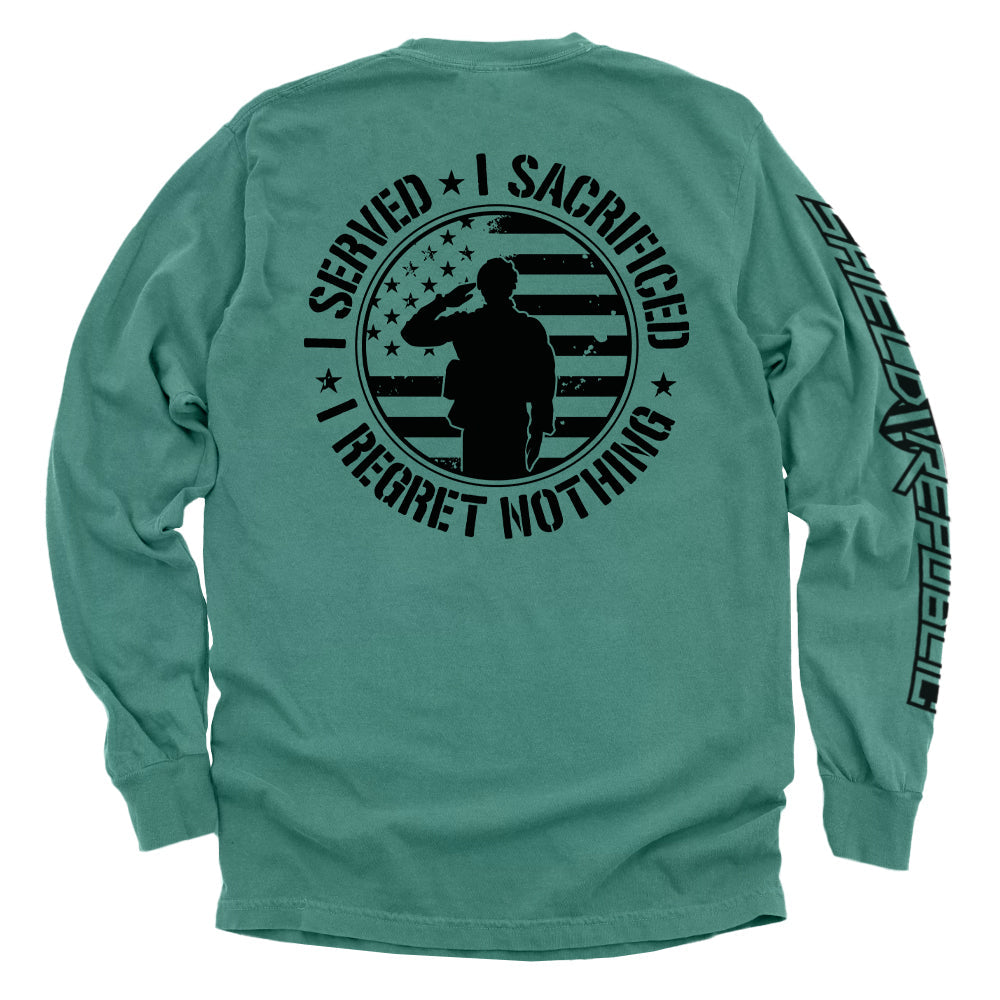 I Served I Sacrificed I Regret Nothing Shield Republic
