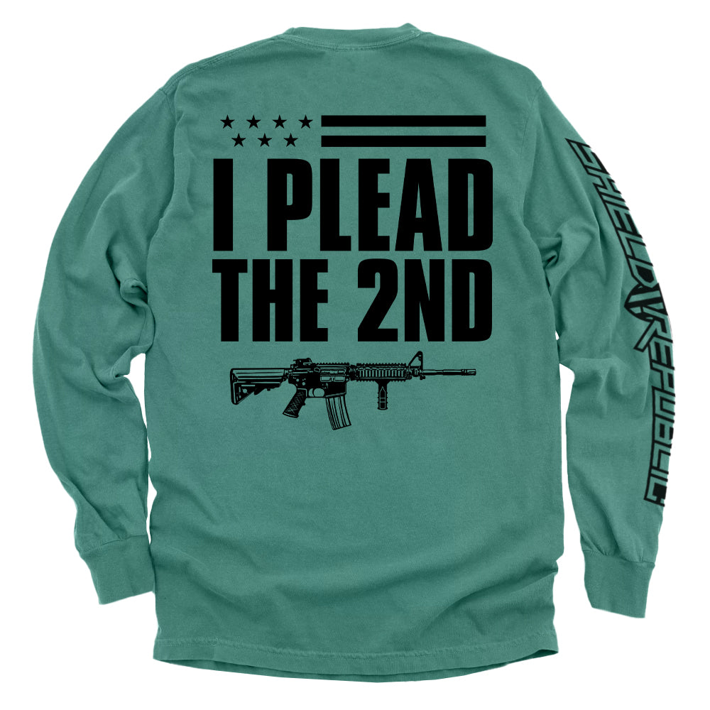 I Plead The 2nd (Back Print) Shield Republic