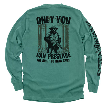 Only You can Preserve the the Right to Bear Arms Shield Republic