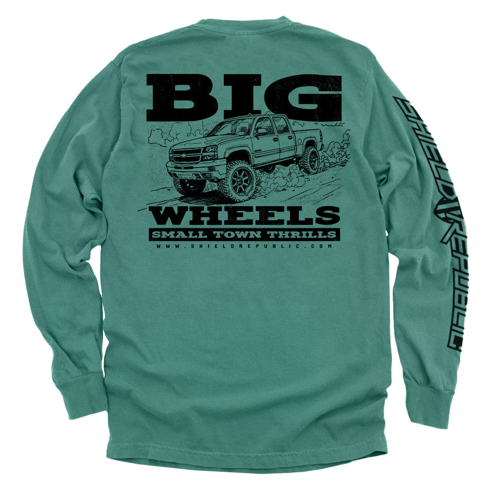Big Wheels Small Town Thrills Shield Republic