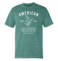 American Grown Raised To Be Free (Front) Shield Republic