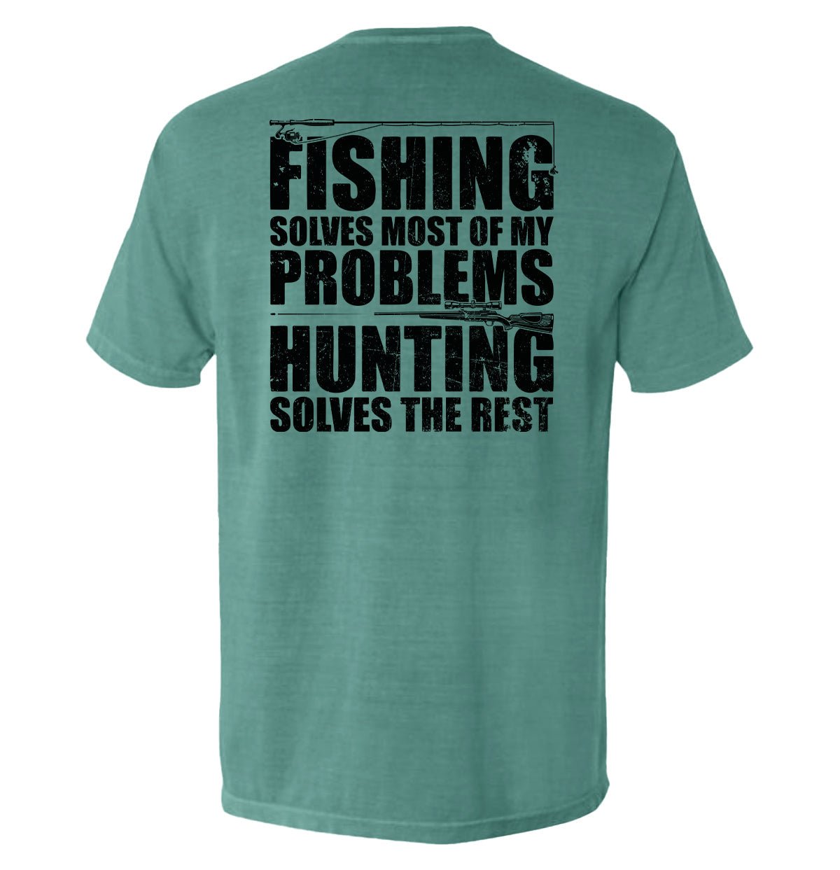 Fishing Solves Most Of My Problems Shield Republic
