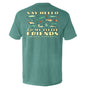 Say Hello to My Little Friends Green (Back Print) Shield Republic