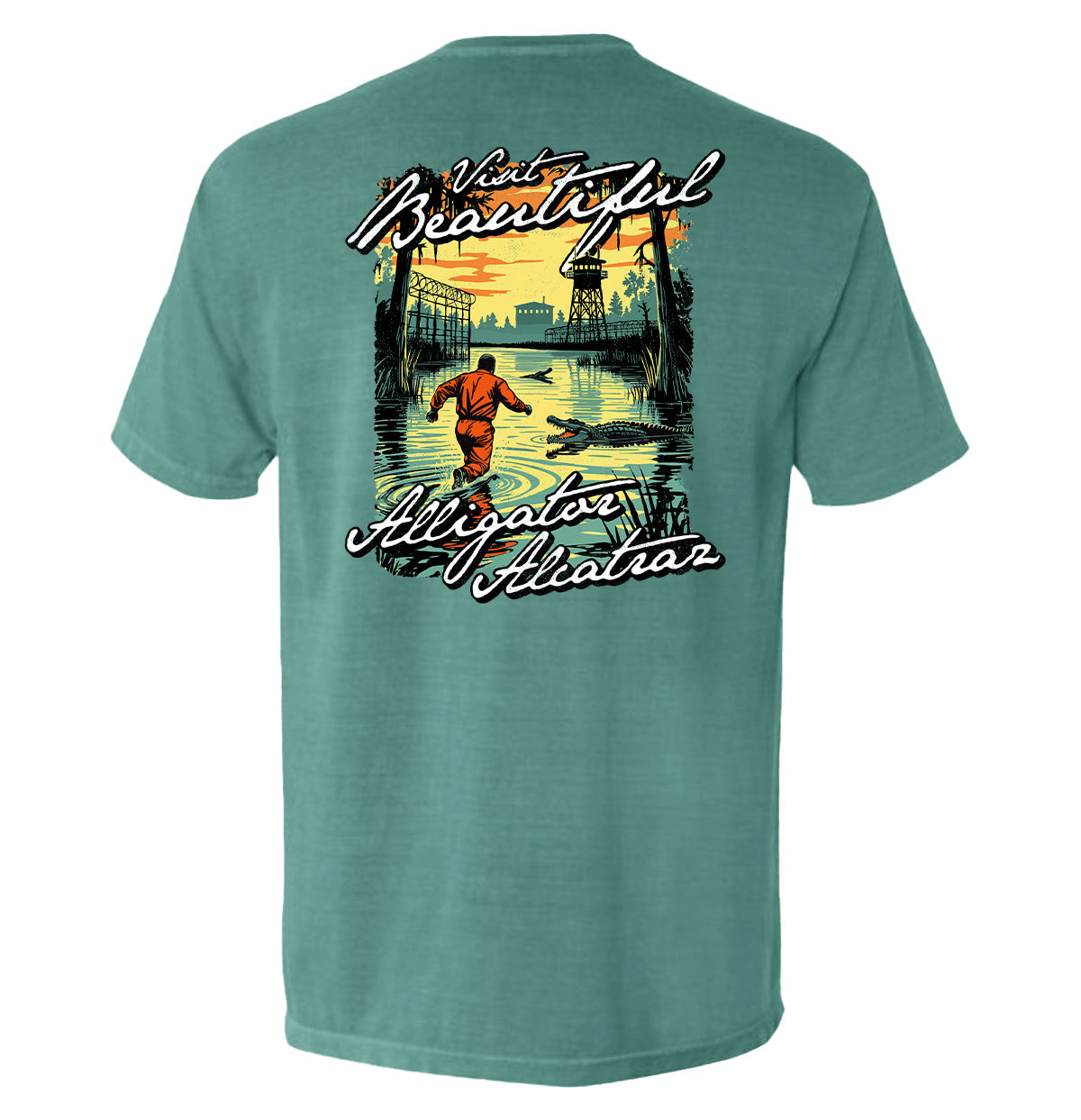 Visit Beautiful Alligator Alcatraz Shield Republic