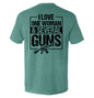 I Love One Woman & Several Guns Shield Republic