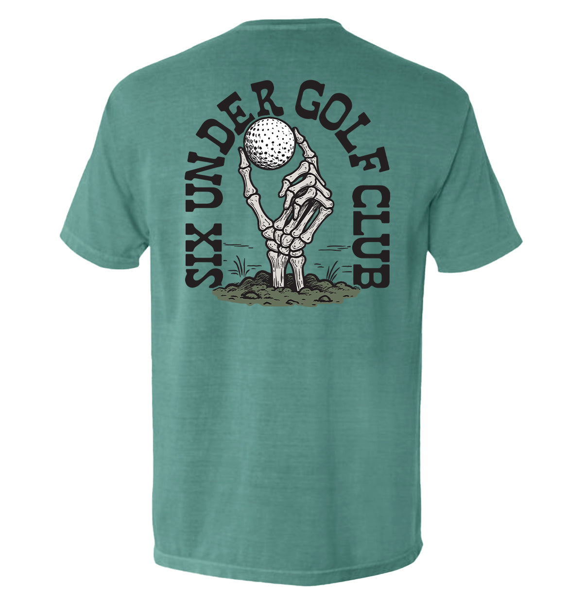 Six Under Golf Club (Back Print) Shield Republic