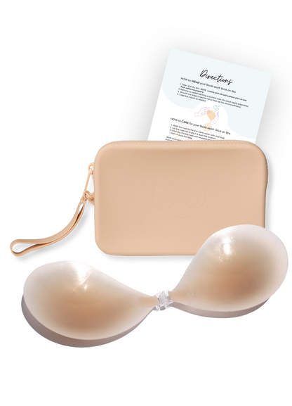 Match Maker - Silicone Travel Case + x1  Silicone Stick-On Bra - WSL Boob-eez