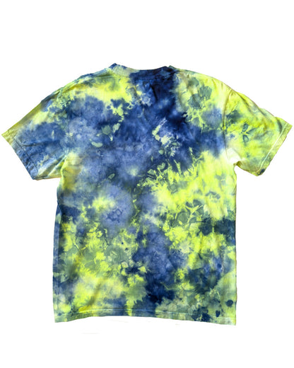ICE DYED T-SHIRT Limelight (Fluorescent) Keep Company