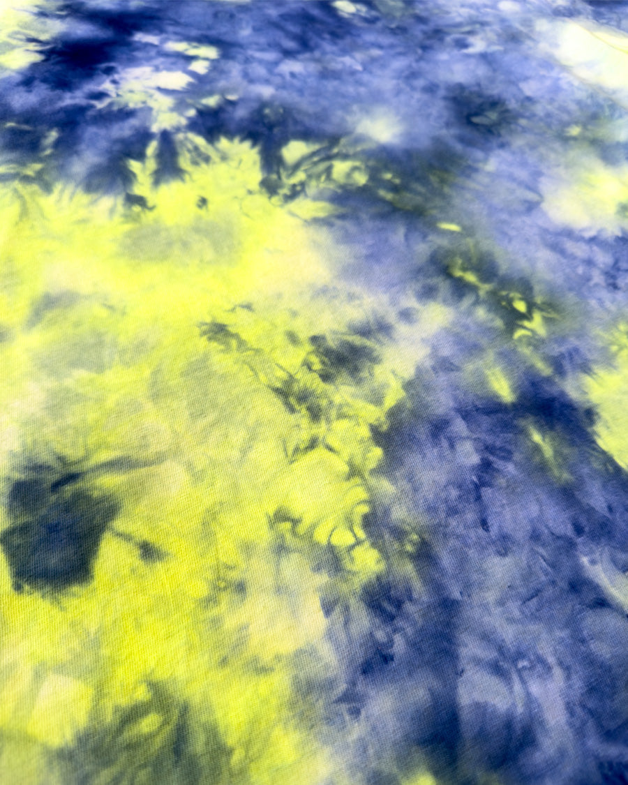 ICE DYED T-SHIRT Limelight (Fluorescent) Keep Company