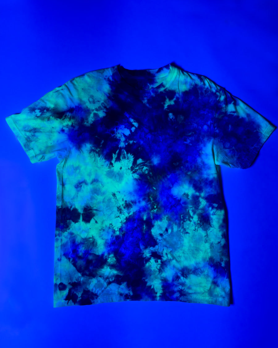 ICE DYED T-SHIRT Limelight (Fluorescent) Keep Company