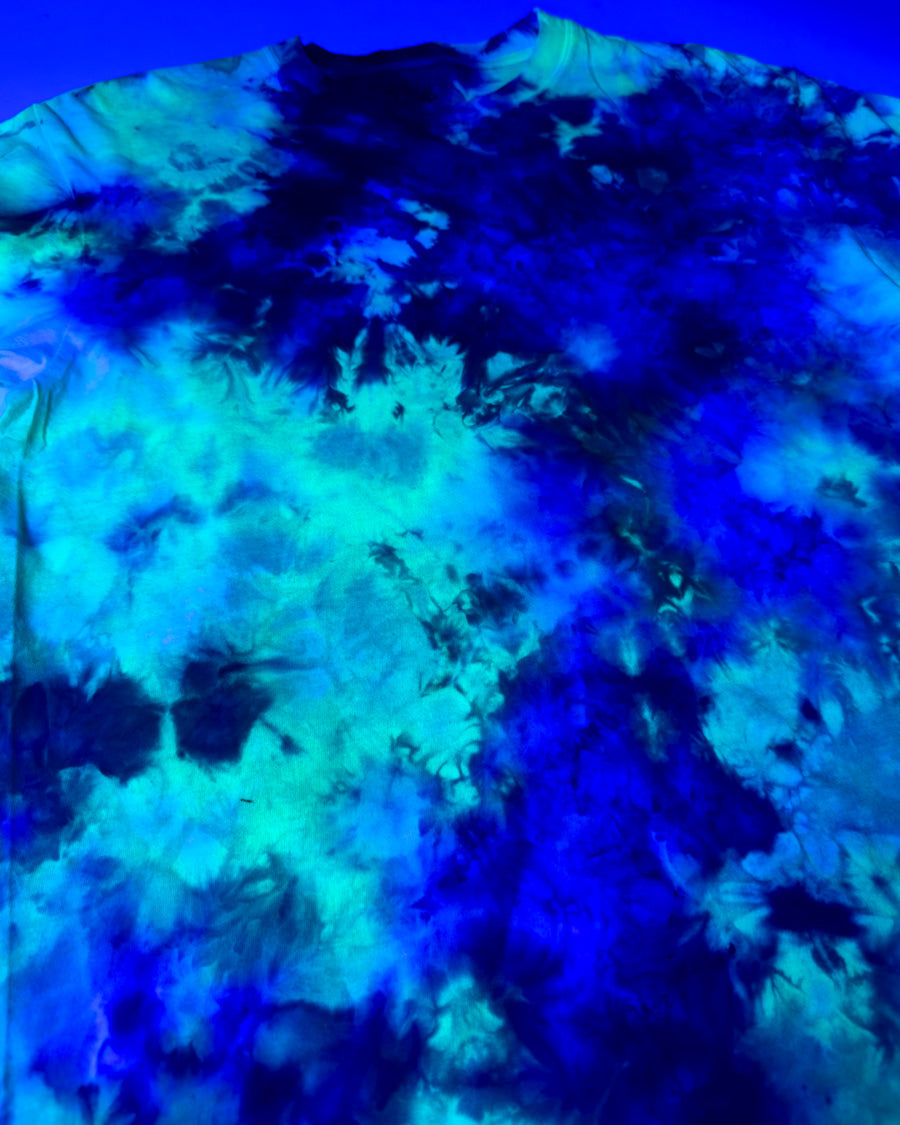 ICE DYED T-SHIRT Limelight (Fluorescent) Keep Company
