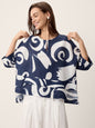 Linen Layered Asymmetric Top NOREEN LINTICO