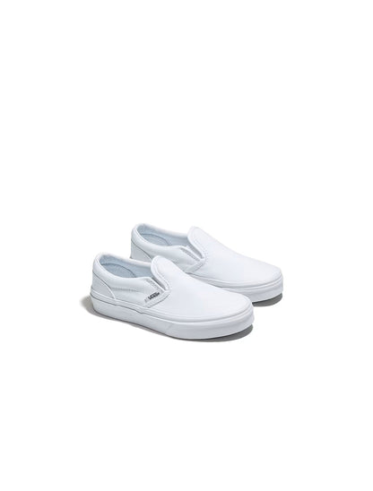 Vans (PS) Classic Slip-On - White/White Denim Exchange