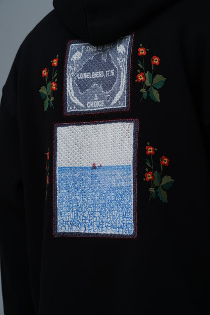 "Loneliness is a Choice" Artisan Hoodie Withinblack