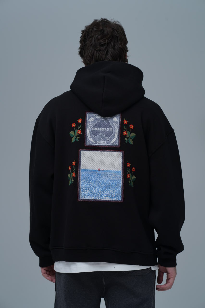 "Loneliness is a Choice" Artisan Hoodie Withinblack