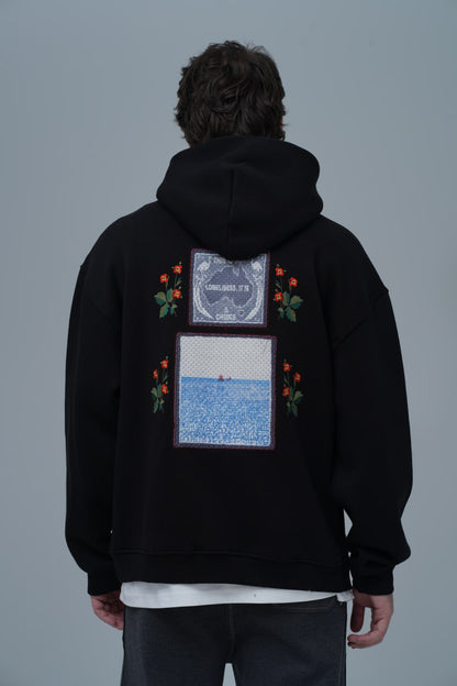 "Loneliness is a Choice" Artisan Hoodie Withinblack