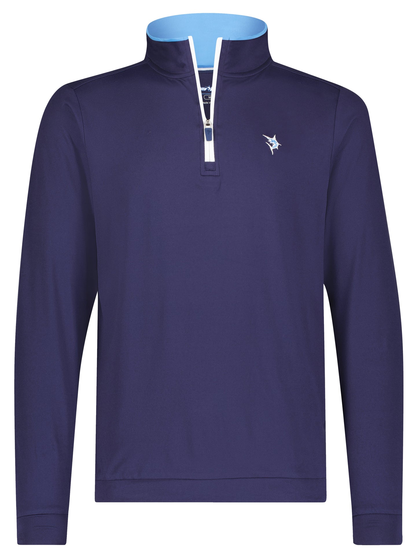 Long Beach Quarter Zip Ultra Soft Lightweight White Water Life