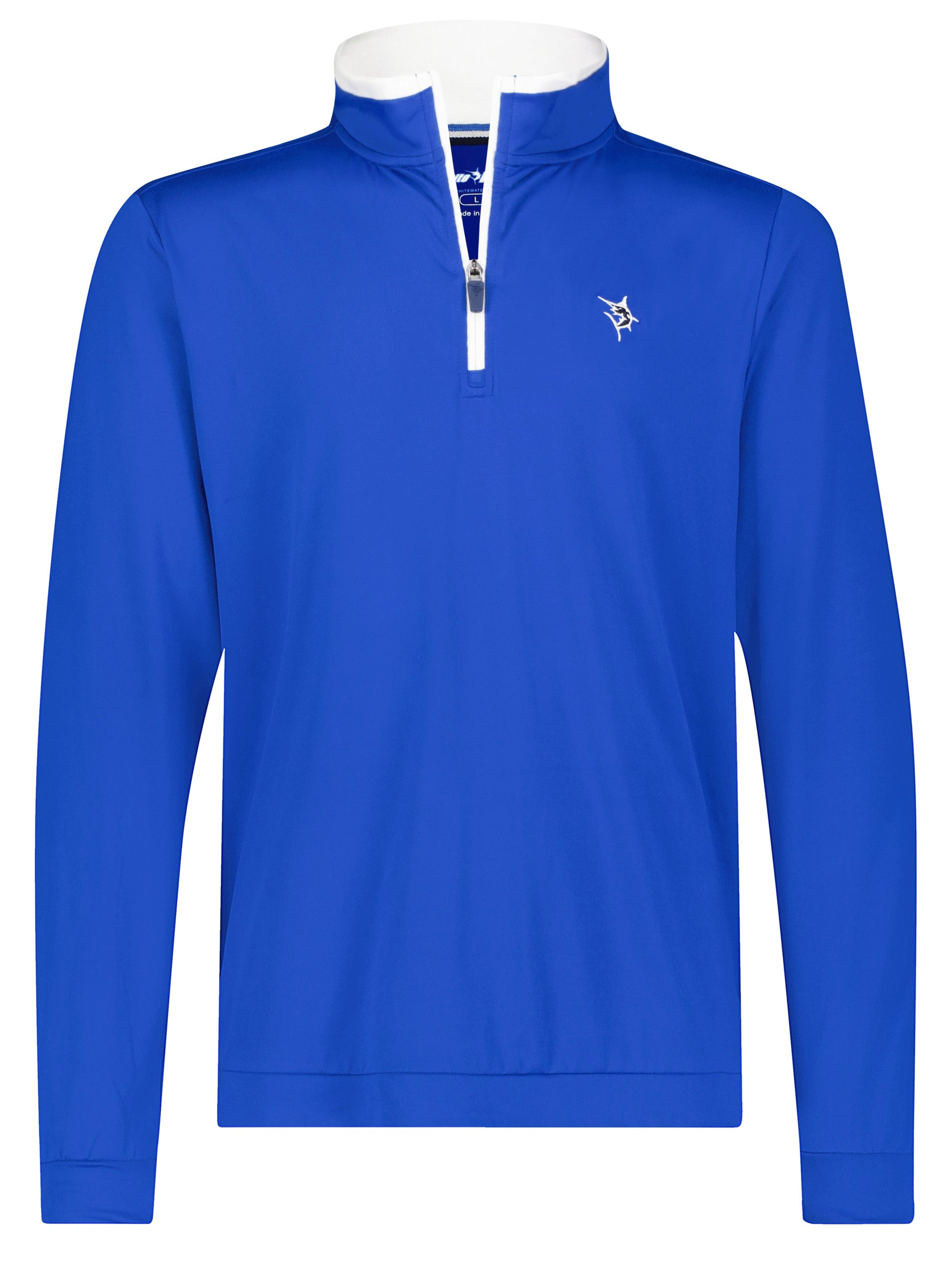 Long Beach Quarter Zip Ultra Soft Lightweight White Water Life