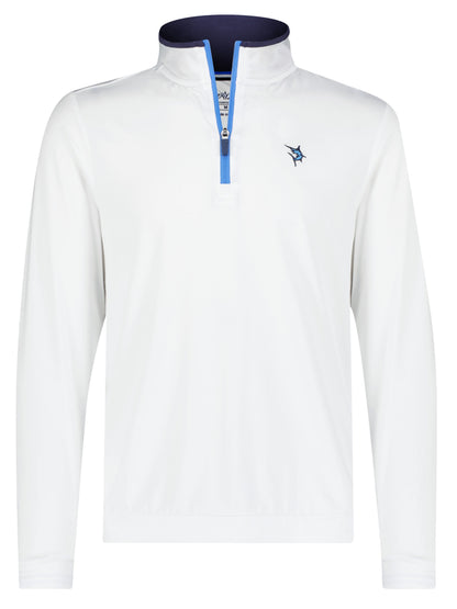 Long Beach Quarter Zip Ultra Soft Lightweight White Water Life