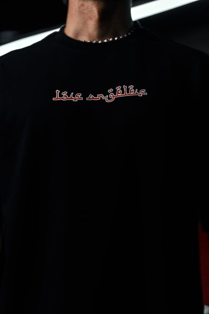 Los Angeles Arabic Script Graphic Cotton Tee Withinblack