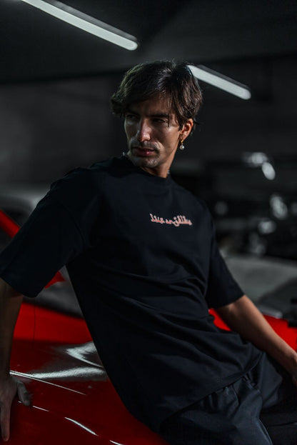 Los Angeles Arabic Script Graphic Cotton Tee Withinblack